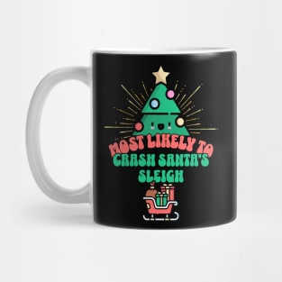 Retro Most Likely To Crash Santa’s Sleigh Mug